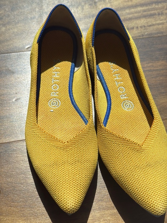 Rothy's Shoes - Rothy's Mustard Yellow Pointed Slip-On Loafers